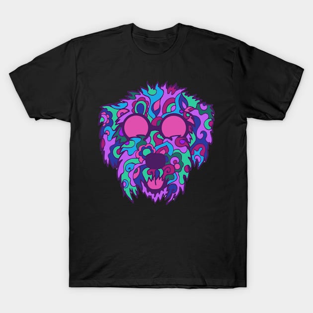 Hippy Hound T-Shirt by TimeTravellers